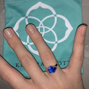 Kendra Scott ring in cobalt size 6